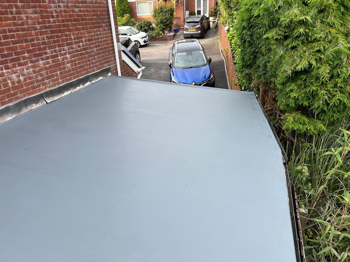 EPDM rubber roofing detail