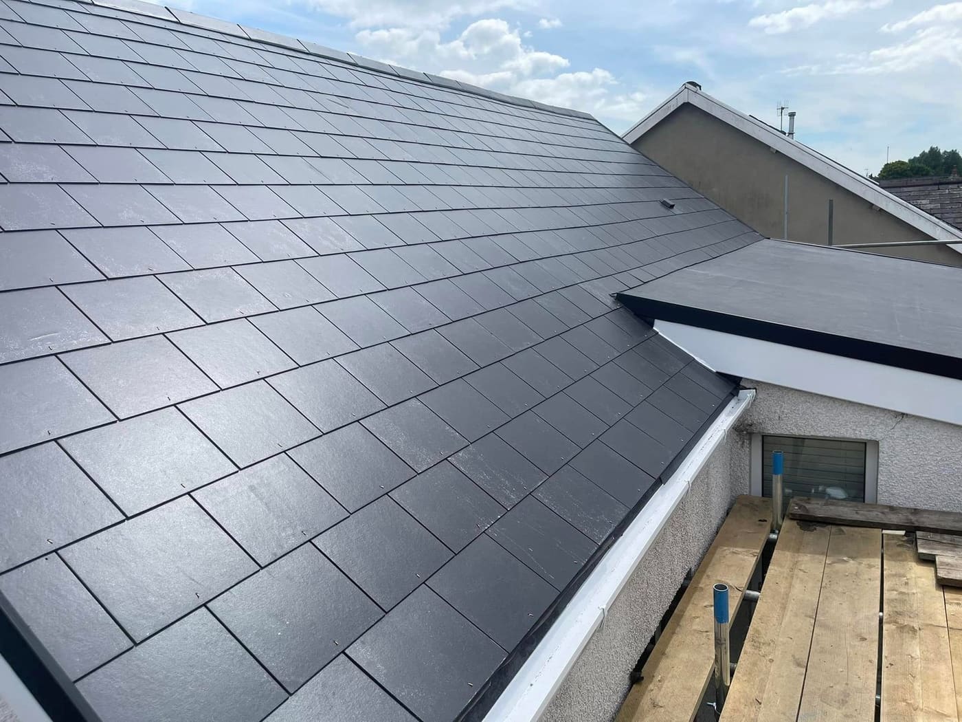 Slate roofing detail